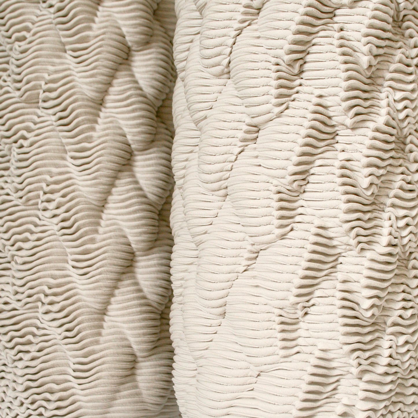 
                  
                    Swilt Ceramic 3D Printed Vases texture detail showing ripples
                  
                